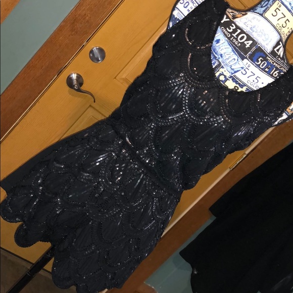 Alya Pants - 5 for $25 Alya black sequin romper sz XS